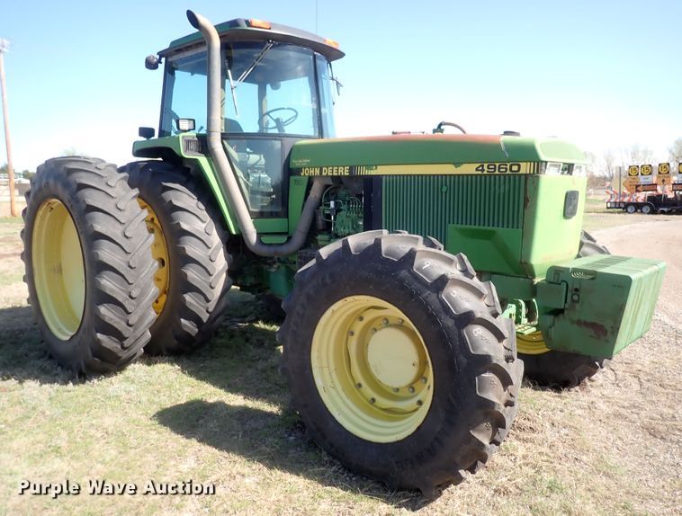 image for item IF9024 1993 John Deere 4960  MFWD tractor