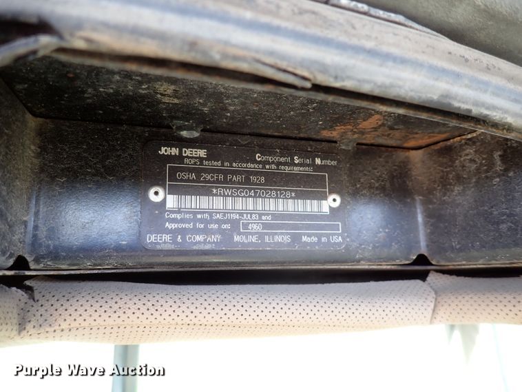 image for item IF9024 1993 John Deere 4960  MFWD tractor