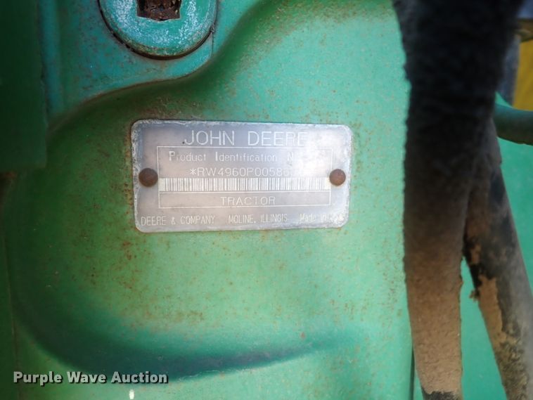 image for item IF9024 1993 John Deere 4960  MFWD tractor