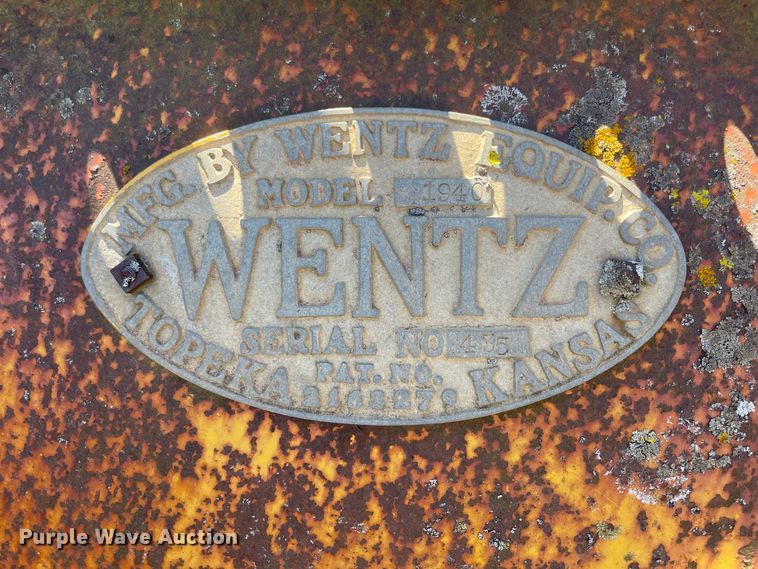 image for item II9344 Wentz 1940 V-plow