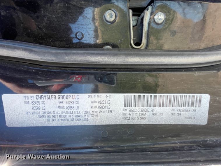 image for item II9381 2011 Dodge Charger Police