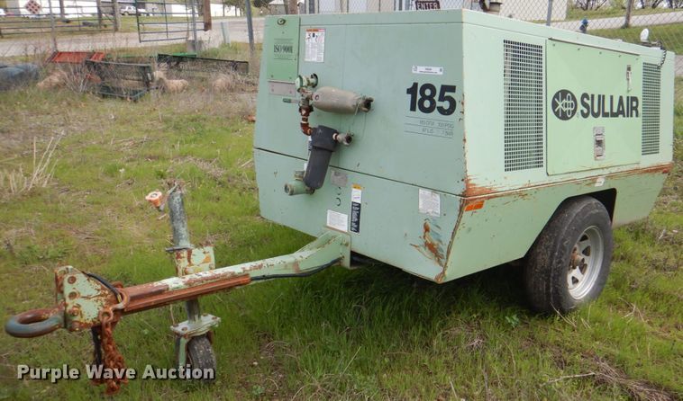 image for item II9948 Sullair 185 DPO JD  air compressor