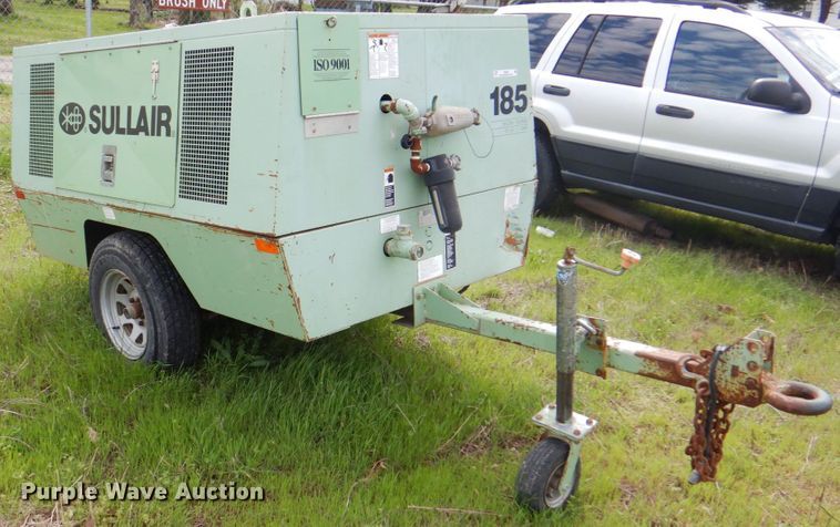 image for item II9948 Sullair 185 DPO JD  air compressor