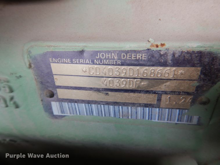 image for item II9948 Sullair 185 DPO JD  air compressor