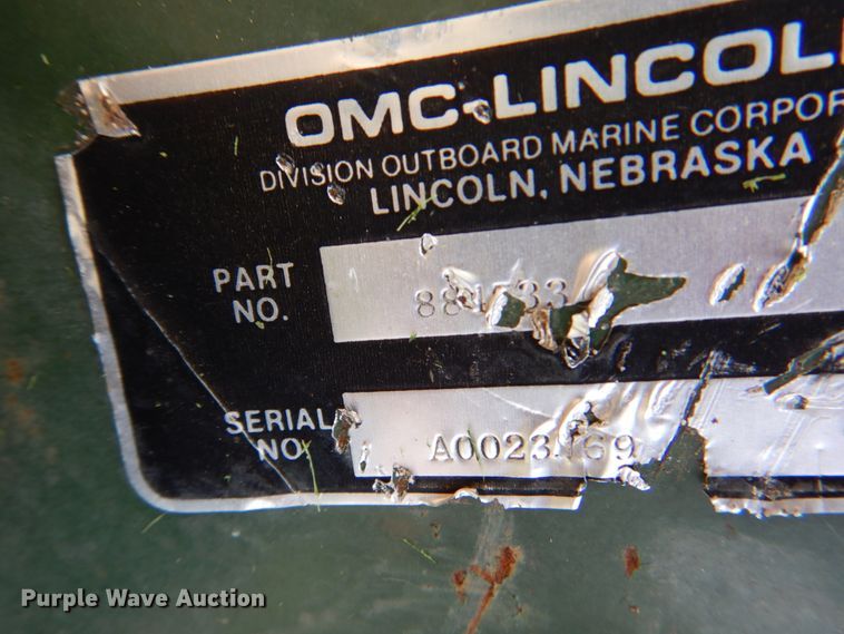 image for item II9971 Omc Lincoln aerator