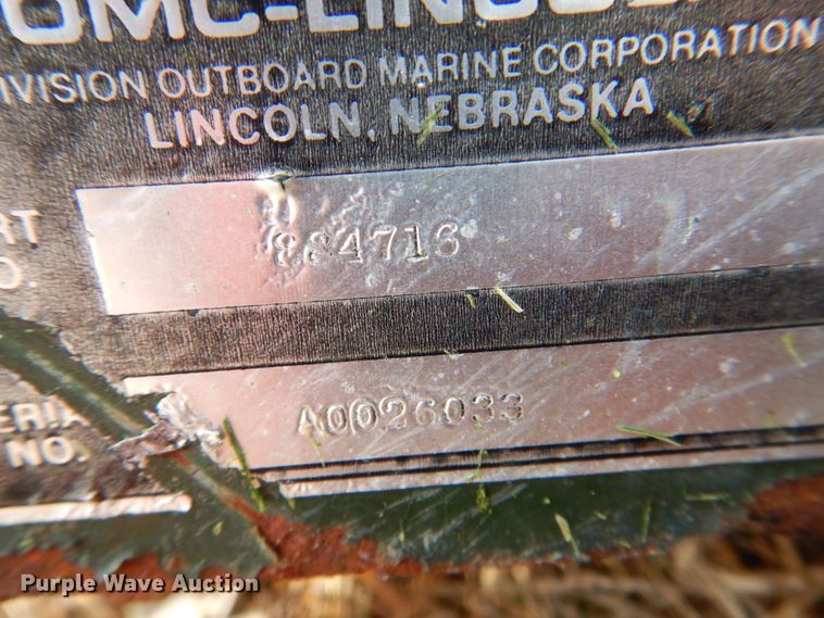 image for item II9971 Omc Lincoln aerator