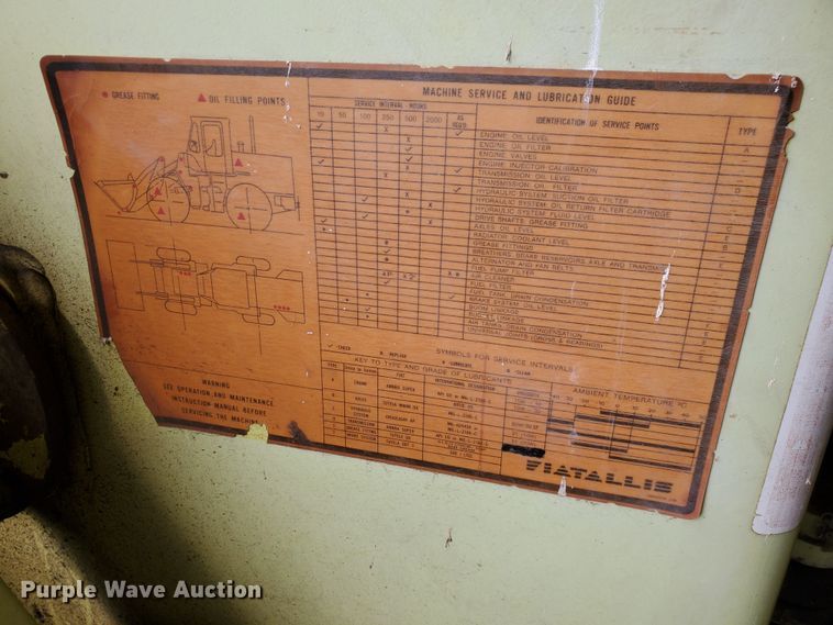 image for item IL9054 1989 Fiat-Allis FR15B  wheel loader