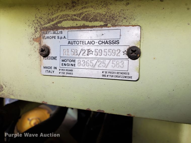 image for item IL9054 1989 Fiat-Allis FR15B  wheel loader