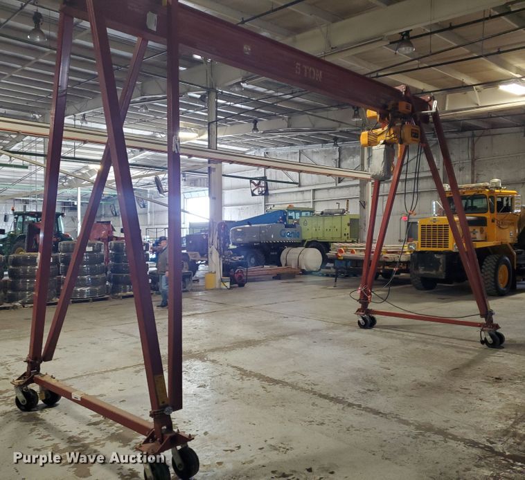 image for item IL9071 2012 Wallace Cranes 5T19-20AC A-frame hoist