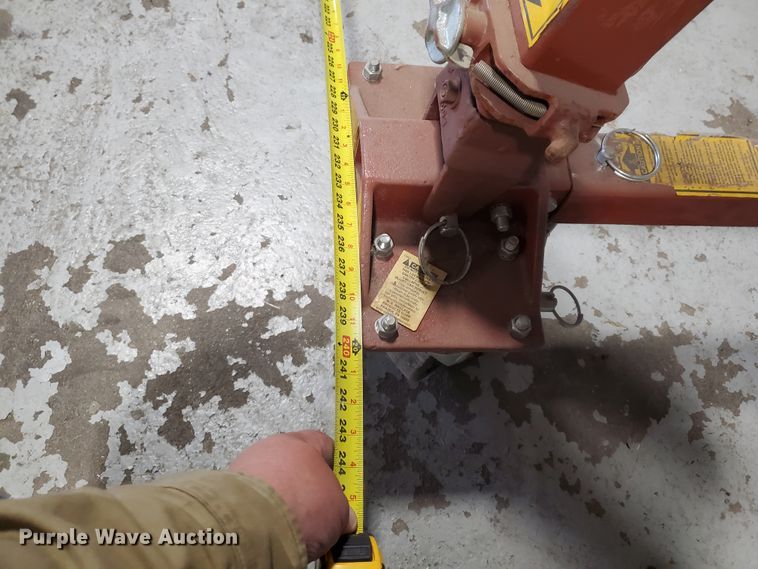 image for item IL9071 2012 Wallace Cranes 5T19-20AC A-frame hoist