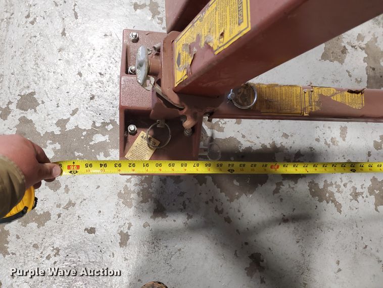 image for item IL9071 2012 Wallace Cranes 5T19-20AC A-frame hoist
