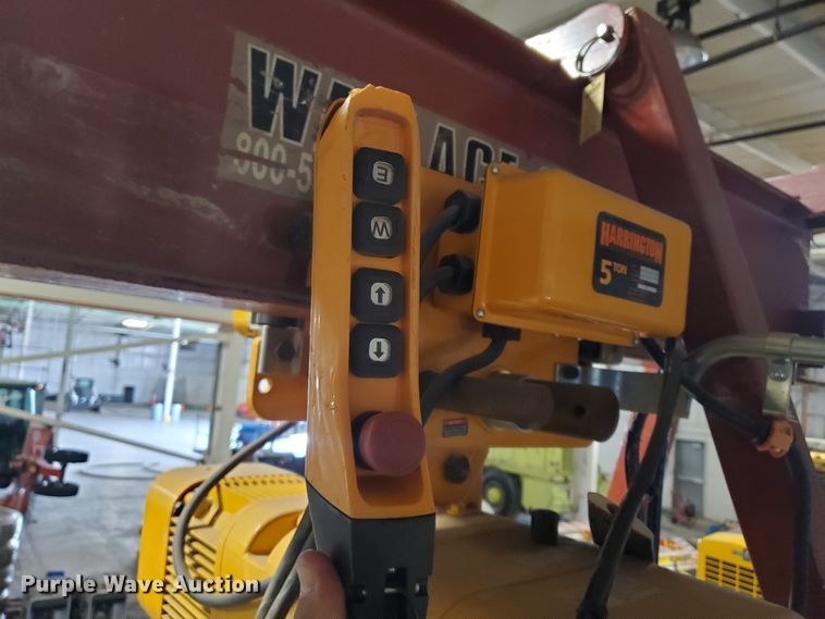 image for item IL9071 2012 Wallace Cranes 5T19-20AC A-frame hoist