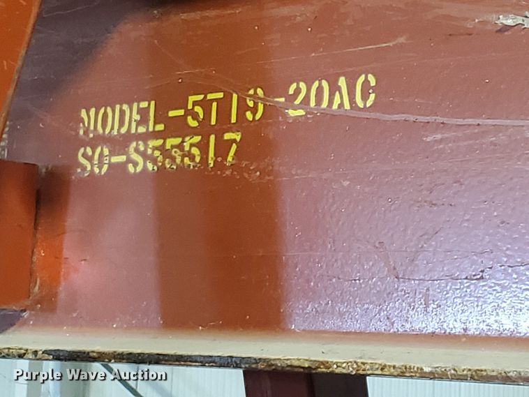 image for item IL9071 2012 Wallace Cranes 5T19-20AC A-frame hoist