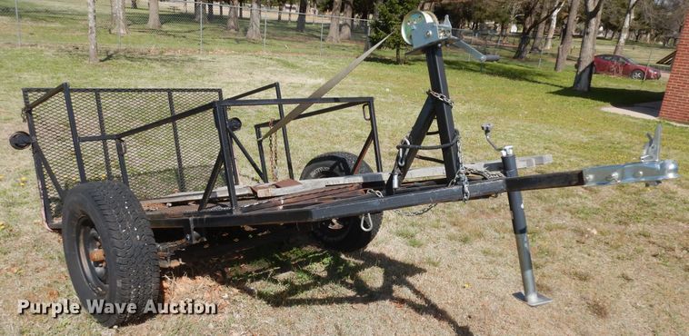 image for item IP9234 Shop built utility trailer
