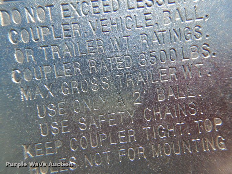 image for item IP9234 Shop built utility trailer