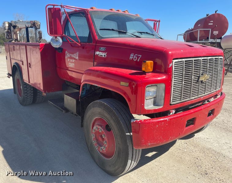 image for item IR9759 1991 Chevrolet Kodiak C6500  utility / service truck