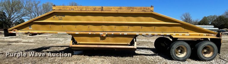 image for item IR9766 1981 1827BD bottom dump trailer