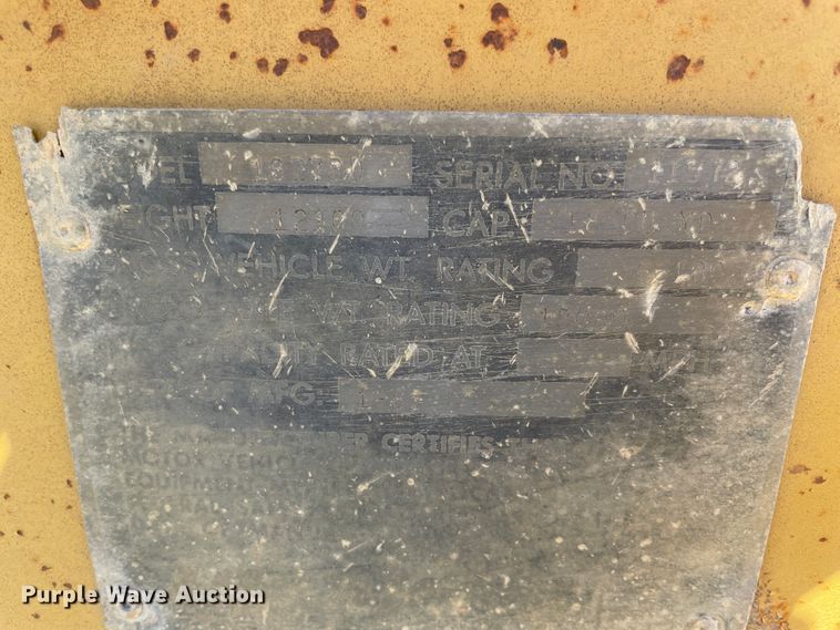 image for item IR9766 1981 1827BD bottom dump trailer