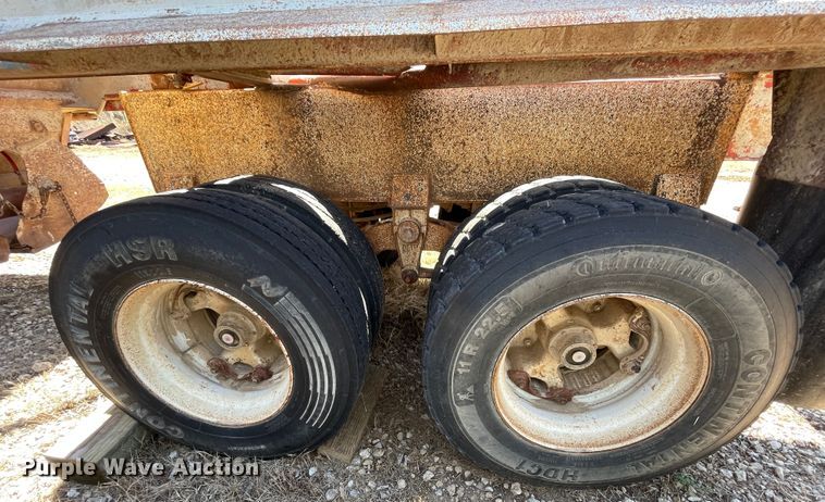 image for item IR9767 1974 Load King  bottom dump trailer