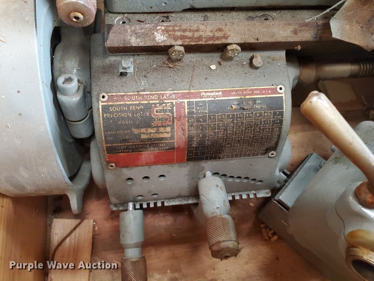 image for item IX9068 South Bend metal lathe