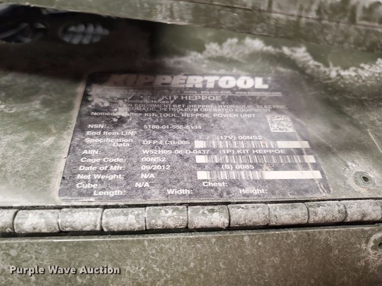 image for item IX9078 2013 Kippertool HEPPOE emergency kit