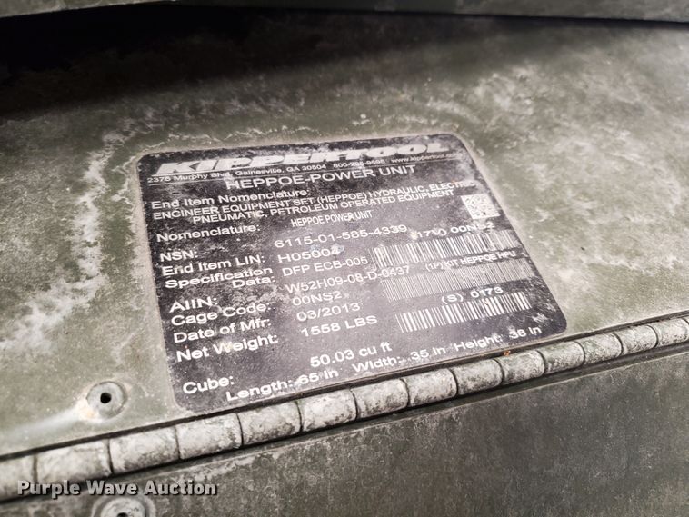 image for item IX9078 2013 Kippertool HEPPOE emergency kit