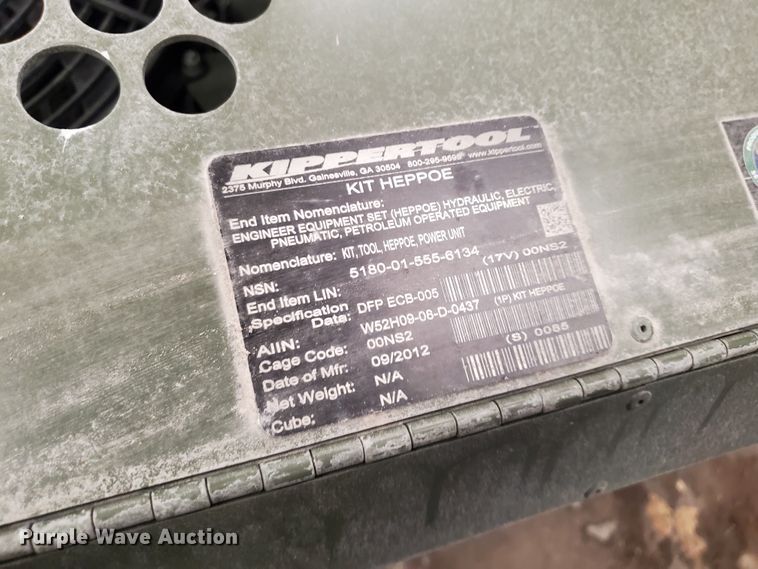 image for item IX9078 2013 Kippertool HEPPOE emergency kit