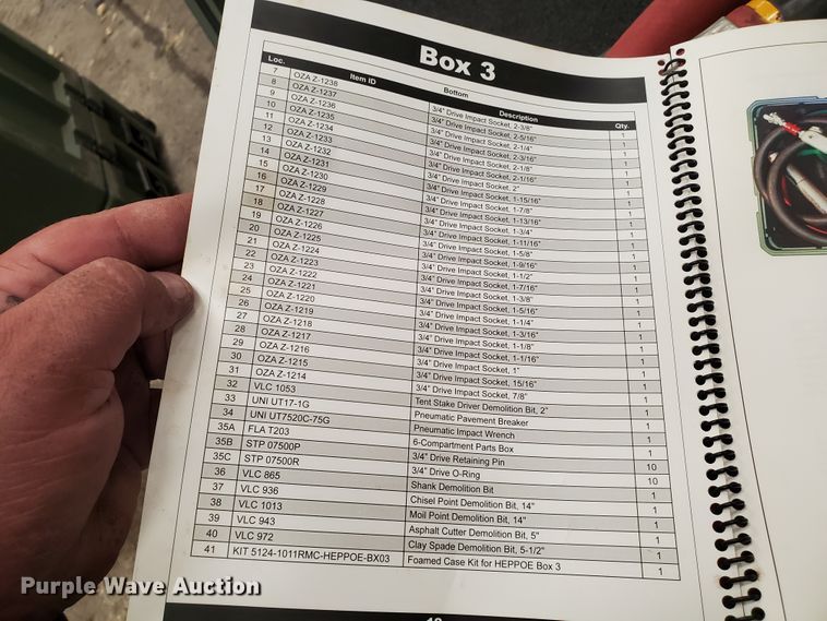 image for item IX9078 2013 Kippertool HEPPOE emergency kit