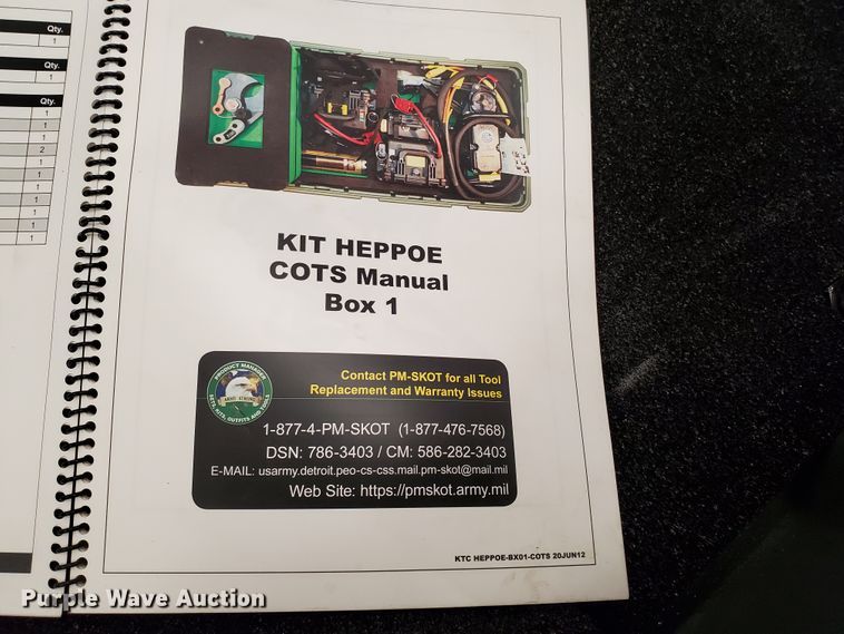 image for item IX9078 2013 Kippertool HEPPOE emergency kit