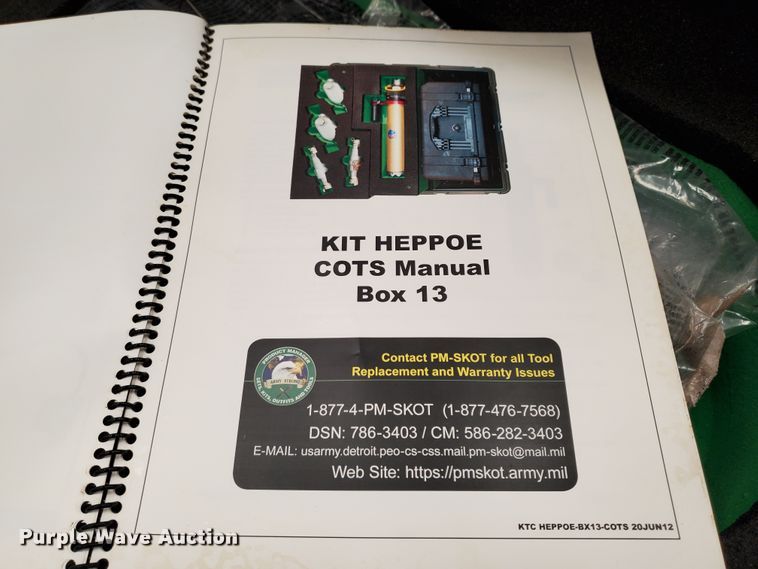 image for item IX9078 2013 Kippertool HEPPOE emergency kit