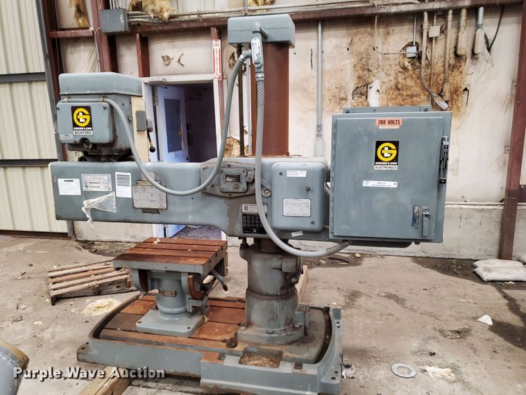 image for item IX9115 1974 Giddings & Lewis Bickford Chipmaster radial drill