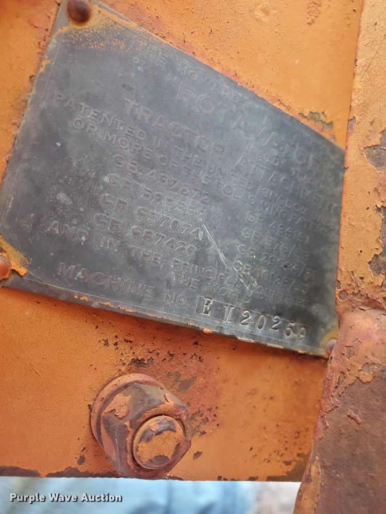 image for item IX9193 Howard Rotavator  rototiller