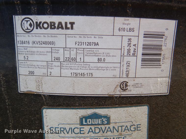 image for item IY9444 (3) air compressors