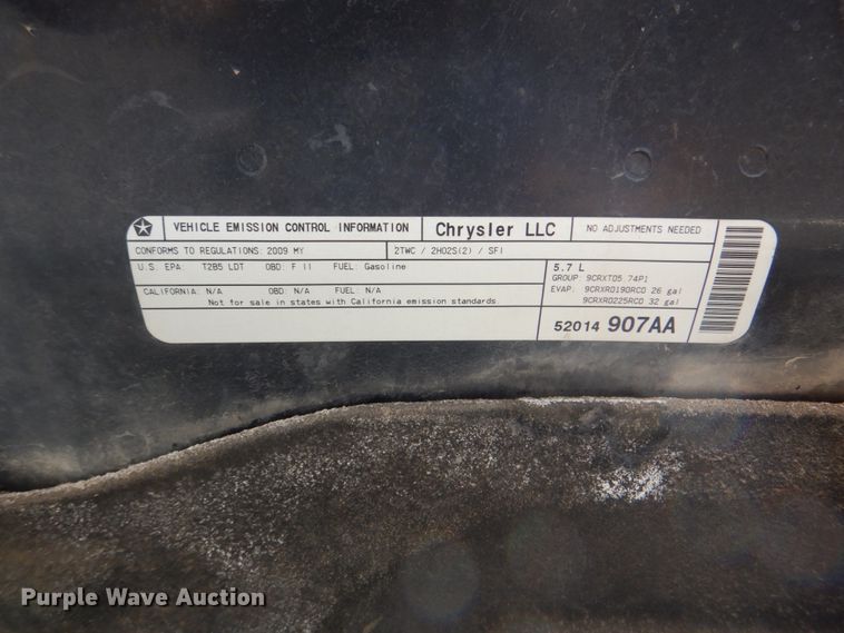 image for item IY9467 2009 Dodge Ram 1500  Quad Cab pickup truck