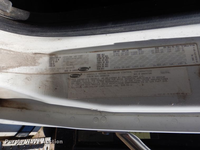 image for item IY9469 2007 Sterling L-Line  dump truck