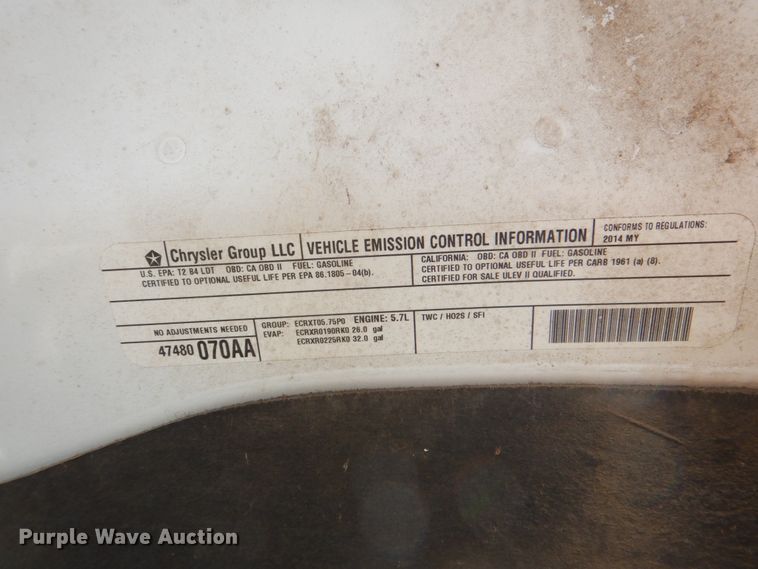 image for item IY9473 2014 Dodge Ram 1500  Crew Cab pickup truck