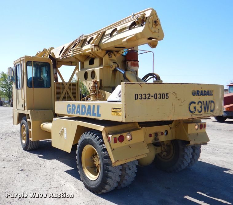 image for item IY9474 Gradall G3WD  wheeled excavator