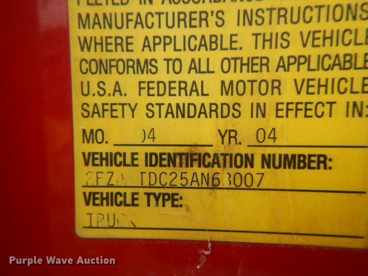 image for item IY9572 2005 Sterling L-Line  dump truck