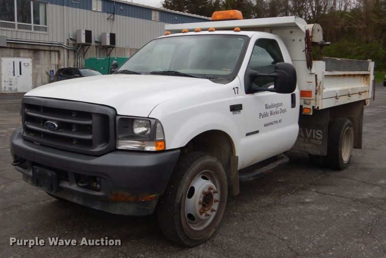 image for item IY9574 2003 Ford F550 Super Duty XL  dump truck