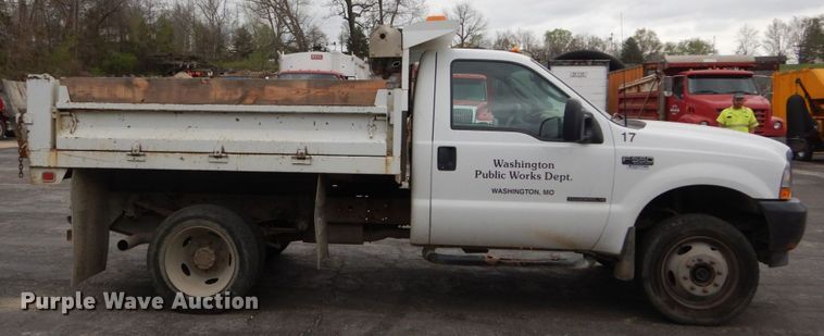 image for item IY9574 2003 Ford F550 Super Duty XL  dump truck