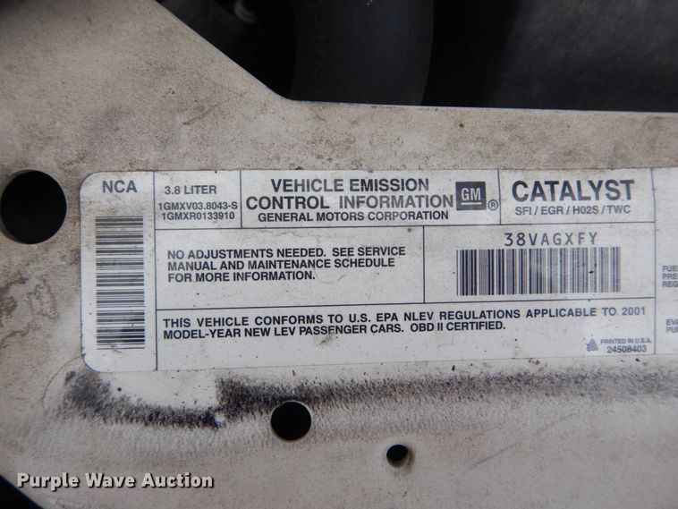 image for item IY9576 2001 Chevrolet Impala