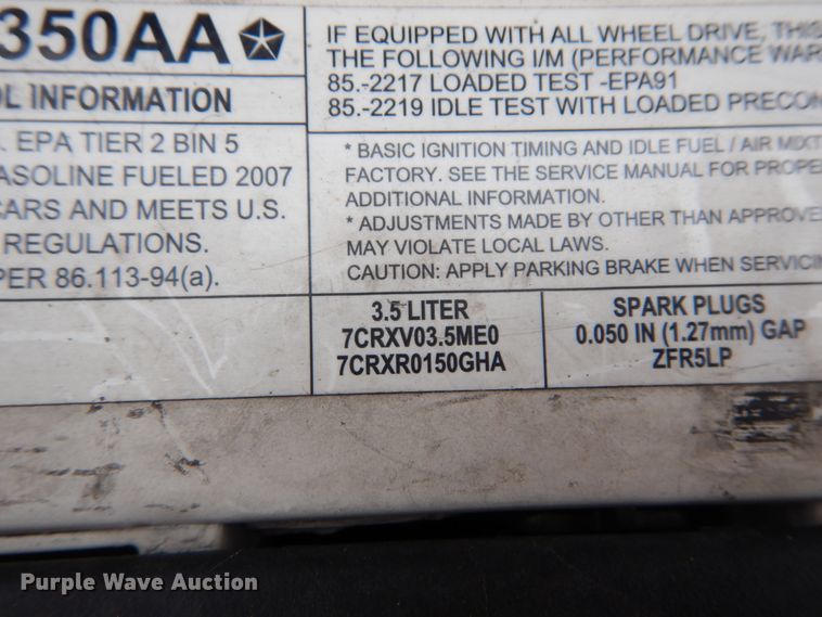 image for item IY9579 2007 Dodge Charger