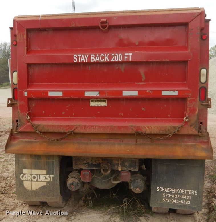 image for item IY9580 2008 International WorkStar 7400  dump truck