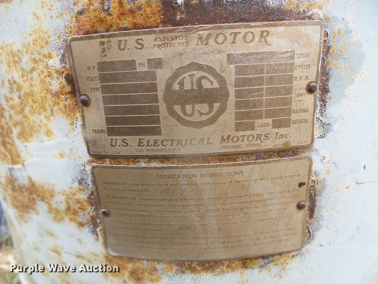 image for item DI5566 US Electric Motors  irrigation pump