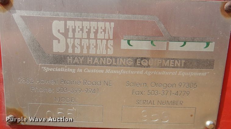 image for item DJ1176 Steffen Systems 055 skid steer bale grapple