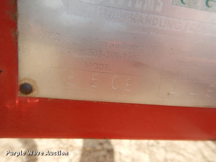 image for item DJ1177 Steffen Systems 5508 skid steer bale grapple