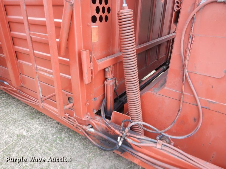 image for item DJ1190 Hesston hay bale stacker