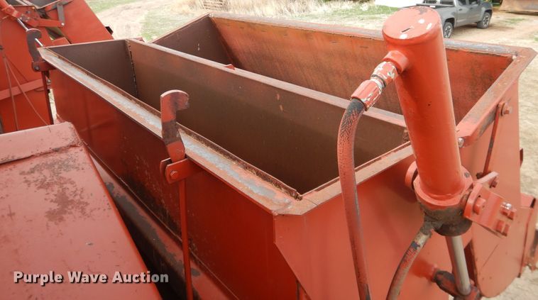 image for item DJ1190 Hesston hay bale stacker