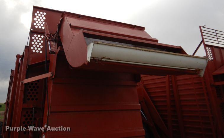 image for item DJ1191 Hesston hay bale stacker