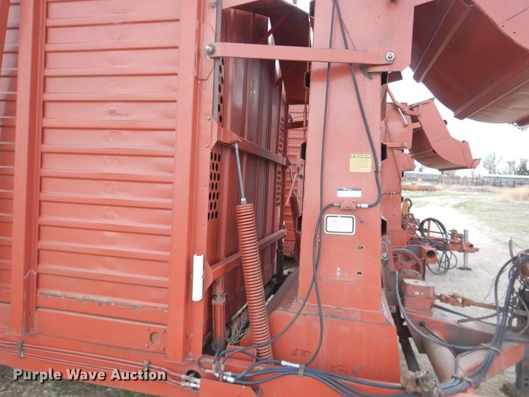 image for item DJ1191 Hesston hay bale stacker